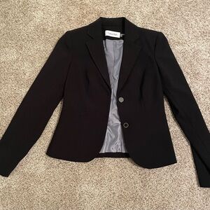 Calvin Klein Women's Elegant Black Suit Jacket